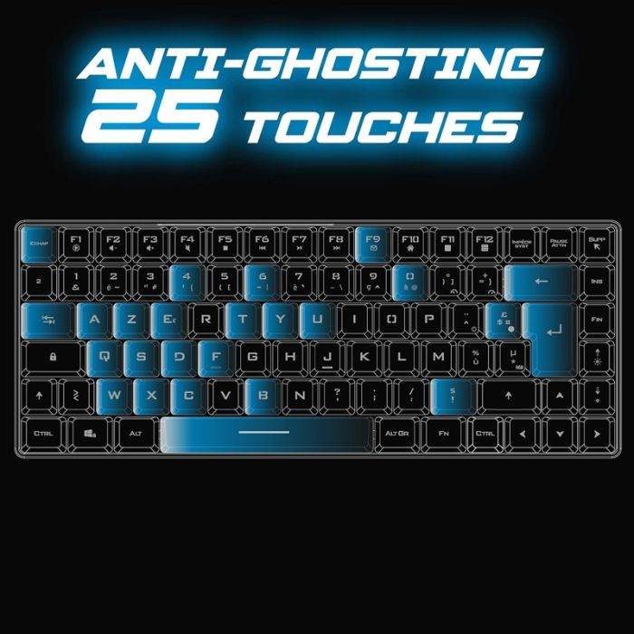 Clavier Gamer Sans Fil Spirit Of Gamer Elite-K70 RGB - Noir