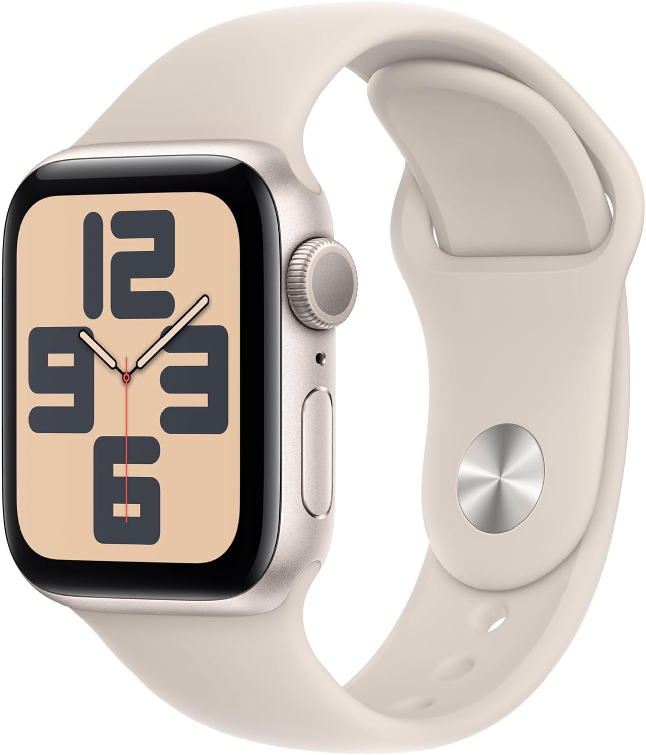 Apple Watch SE 2ᵉ génération Lumière Stellaire 40 mm.