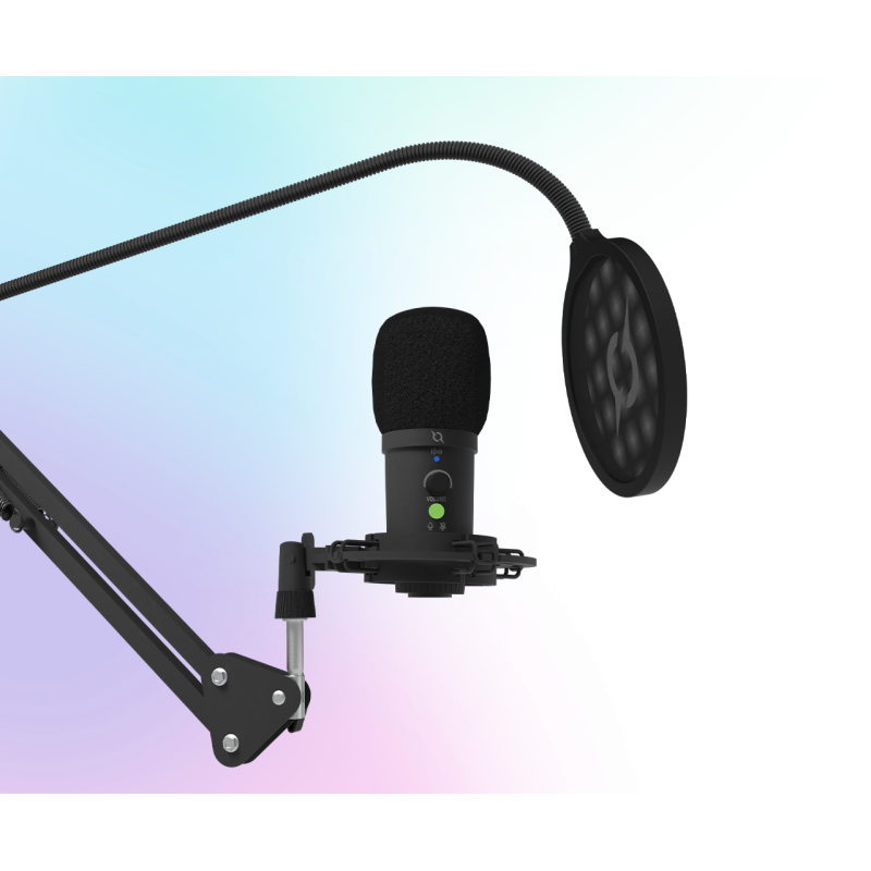 Microphone AQIRYS USB Voyager - Noir