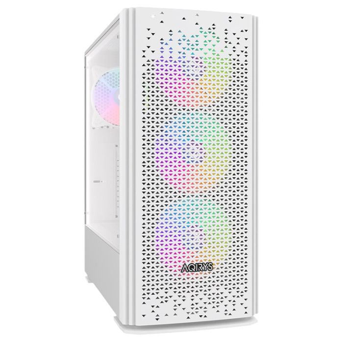 Boitier Gamer AQIRYS Gacrux RGB - Blanc