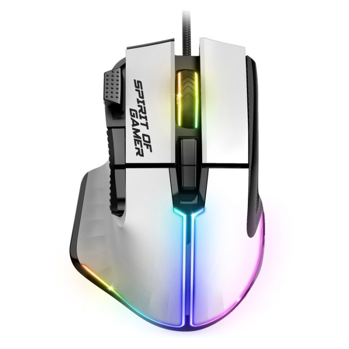 Souris Gaming Filaire Spirit Of Gamer Pro-M5 RGB - Blanc