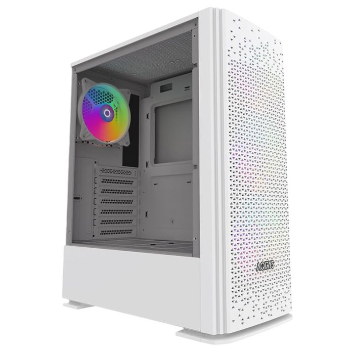 Boitier Gamer AQIRYS Gacrux RGB - Blanc