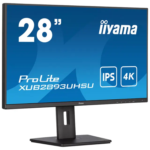 Écran PC IIyama ProLite 28" IPS 4K FHD 60Hz - Noir